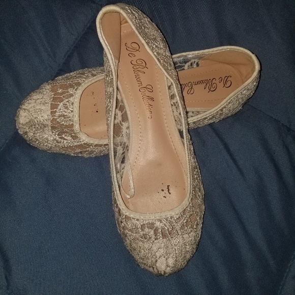De Blossom Collection wedding flats size 7 - Picture 3 of 4